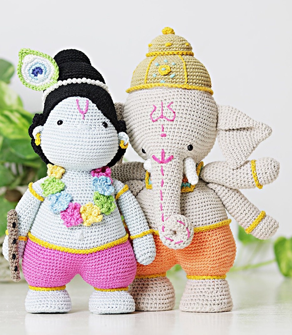 Ganesha y Krishna